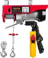 VEVOR 230V Elektrische Seilwinde 125kg bis 250kg Hubhöhe 12m Seilzug Motorwinde 510W Kupfermotor Flaschenzug 10m/min Hubgeschwindigkeit Hebezug
