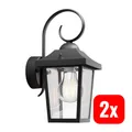 Philips myGarden Buzzard LED Außenwandleuchte Garten Terrassenwandlicht 2 STÜCK