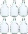 6 STÜCK Gärballon mit BÜGELVERSCHLUSS Flasche Glasballon Weinballon  5L