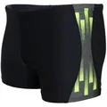 Aquarti Badehose Aquarti Herren Badehose Kurz Sportlich Streifen grün|schwarz 3XL