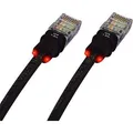 Digitus ASSMANN LED Patchk., CAT 5e U/FTP Cu, PVC, 3,1 m, Schwarz, VPE= 12 (F/UTP, STP, U/FTP, CAT5e, 3.10 m) (F/10)