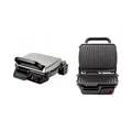 Elektrogrill Moulinex, klappbar, silber/grau, GI305DF0