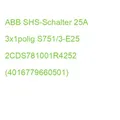 ABB SHS-Schalter 25A 3x1polig S751/3-E25 2CDS781001R4252 (4016779660501)