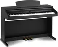 Vollumfängliches Digitalpiano 88 Tasten Hammermechanik schwarz Einsteiger/Kinder