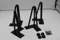 Relaxdays Hairpin Legs. 4er Set. 3 Streben. Metall. Haarnadel Tischbein