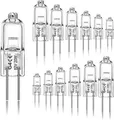 Jaenmsa 12er Pack G4 Halogenglühbirne 20W 12V 2800K 2 Pin klare Kapsellampen