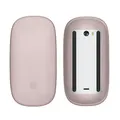 kwmobile Silikon Schutzhülle kompatibel mit Apple Magic Mouse 1/2 Hülle - PC Maus Cover aus softem Silikon - Altrosa