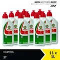 Castrol 2T JASO FB Motorenöl 11x1 Liter = 11 Liter