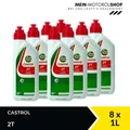 Castrol 2T JASO FB Motorenöl 8x1 Liter = 8 Liter