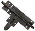 KOTARBAU® Torriegel - 270 mm - Türriegel abschließbar - ohne Vorhängeschloss - Gartentor Riegel - Bolzenriegel - Schieberiegel - Schlossriegel - Stahl - Pulverbeschichtet - Schwarz
