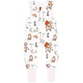 TupTam Babyschlafsack Ganzjahresschlafsack mit Beinen 2,5 TOG Unisex bunt 116-122