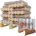 200 kg Nestro Briketts Hartholzbriketts aus Buche & Eiche | 20 x 10 kg Holzbrikett auf Palette | Energie Kienbacher®