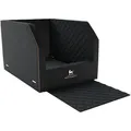 Knuffelwuff Tiertransportbox Cargo für den Rücksitz, Orthopädisch schwarz 60 cm x 50 cm x 105 cm