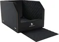 Knuffelwuff Cargo Hundebox Auto Hunde Autositz Hundetransportbox Transportbox Hund Rücksitz 60 x 105 x 50cm Schwarz