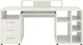 VOGL Möbelfabrik Schreibtisch Timra, Tastaturauszug, Aufsatz & Towerfach, Breite 160 cm, Made in Germany