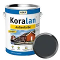 KORA Koralan Aussenfarbe - 10 Liter (RAL 7016 ANTHRAZITGRAU) Wetterschutzfarbe