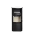 Hark Dauerbrandofen Kamin Wasserwärmetauscher Vito WW GT ECOplus creme-weiss 8kW