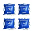 Veddelholzer 4Mal XXL 120 x 120 cm Luftkissen inkl. 16m Seil Poolkissen Winter zur Poolabdeckung Pool Zubehör Pool Wintermittel zur Pool Überdachung Abdeckung im Winter und bei schlechtem Wetter