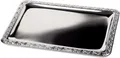 APS Tablett "SCHÖNER ESSEN" (B)500 x (T)360 mm silber