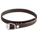 SPRENGER BioThane Sporenriemen, Edelstahl Rostfrei – 45 cm, braun