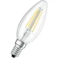 Osram - Led Base Classic B, In Kerzenform Mit E14-sockel, Nicht Dimmbar, Ersetzt 40 Watt, Filementstil Klar, Warmweiß - 2700 Kelvin, 3er-pack - Transparent