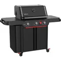 Gasgrill Genesis E-330WR, Stealth-Edition schwarz/rot, 19 kW, mit Sear Zone und Drehspieß, Modell 2025