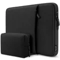 15,6 Zoll Laptoptasche Laptophülle,ZYB Sleeve Wasserdicht Hülle Laptop Tasche 15.6 für 15 Zoll Notebook Lenovo Thinkpad Ideapad HP Acer Dell Surface Laptop,2025-2019 MacBook PRO 16 M4-M1-Schwarz