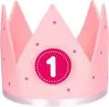 Geburtstagskrone rosa,