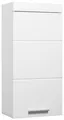 Hängeschrank "Avena", Badschrank mit wechselbarem Türanschlag - (B/T/H) 37/23/77 cm, weiß/weiß Hochglanz B/H/T: 37 cm x 77 cm x 23 cm