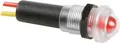 Velleman - 12VTFR - Blinkende Wasserdichte LED-Signalleuchte 12 V Rot - Schwarzes Gehäuse