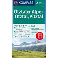 Kompass Wanderkarte 43 Ötztaler Alpen, Ötztal, Pitztal 1:50.000 (46279595)