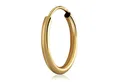 NKlaus Paar Creolen Einzel 15mm Creolen 333 Gelbgold 2,0mm starke Gold
