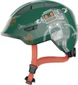 Abus Kinderfahrradhelm "SMILEY 3.0" Gr. S, grün (grün robo), S Kopfumfang: 45cm - 50cm