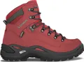 Lowa Wanderschuhe Renegade Mid GTX (All-Terrain, Nubukleder, wasserdicht) chilirot Damen (Gr. 37), Größe Euro (US): 38 (7)