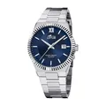 Lotus Herren Analog Uhr Edelstahl 316L Silber - Quarz - Kalender - Mineralglas - 10 ATM Wasserdicht 18835/2 Freedom