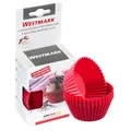 Westmark Muffinformen mit Antihaft-Effekt, 6 Stück, Ø 7cm, Öko-Test Sehr Gut, Silikon, Rot, 30142260