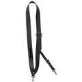GEWA Bandoliere/Gurt für Marschtrommel , 4 cm breit, hochwertiges Leder, mit Stockhalter und Karabiner, Made in Germany