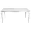 Casa Padrino Barock Esstisch Weiss ausziehbar 180 - 230 cm - Tisch - Weiß