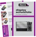 dipos I 6X Schutzfolie klar kompatibel mit Panasonic Lumix DMC-TZ91 Folie Displayschutzfolie
