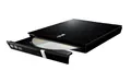 ASUS SDRW-08D2S-U Lite externer Slim DVD Brenner (8x DVD±R, 6x DVD±R DL, 5x DVD-RAM, USB 2.0) inkl. Cyberlink Power2Go, Hochglanz Schwarz