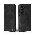LBH Handyhülle für Samsung Galaxy A16 / A16 5G in Schwarz mit Karten- und Geldfach Smartphone Hülle mit Standfunktion Flip Case Schutzhülle Magnetverschluss Vintage