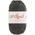 Wolle Kreativ! Lana Grossa - Landlust die Sockenwolle 50g Mélange 1606 anthrazit