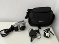 Sony Alpha ILCE-6000 24.3MP Full-HD Systemkamera silber +Objektiv WiFi GPS APS-C