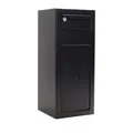 Rottner Tresor H600xB250xT260mm 19l 1 Tür,1 Einwurfklappe schwarz Schlösser