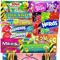 Amerikanische Süßigkeiten Box | USA American Candy Box | USA Import | Geschenkbox zum Geburtstag | Süße Überraschung | Urlaubs Sweets | Candym...