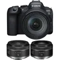 Canon EOS R6 II+RF 24-105mm f4 L IS USM+16mm f2,8 STM+50mm f1,8 STM | 300,00€ Fang den Sommer ein Cashback 3.599,00€ Effektivpreis