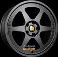 Momo Heritage 6 black matt 8x18 ET45 - LK5/112 ML72.3 Alufelge schwarz
