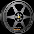 4x MOMO HERITAGE 6 Matt Black 8x18 ET45 5x112