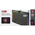 EMOS Smarte TV Hintergrundbeleuchtung für 65“ TV (164 cm), abnehmbare RGBIC LED Light Tubes, mit Kamera, WiFi, App- und Sprachsteuerung, ZTV65