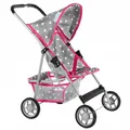 Puppenbuggy klappbar leicht stabiler Puppenwagen mit Zubehör